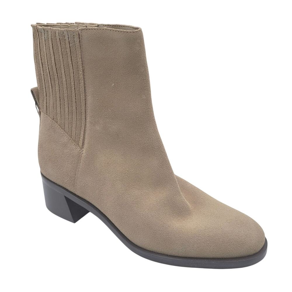 Dolce Vita Tan Suede Chelsea Bootie Pull on Waterproof NWT Size 9
